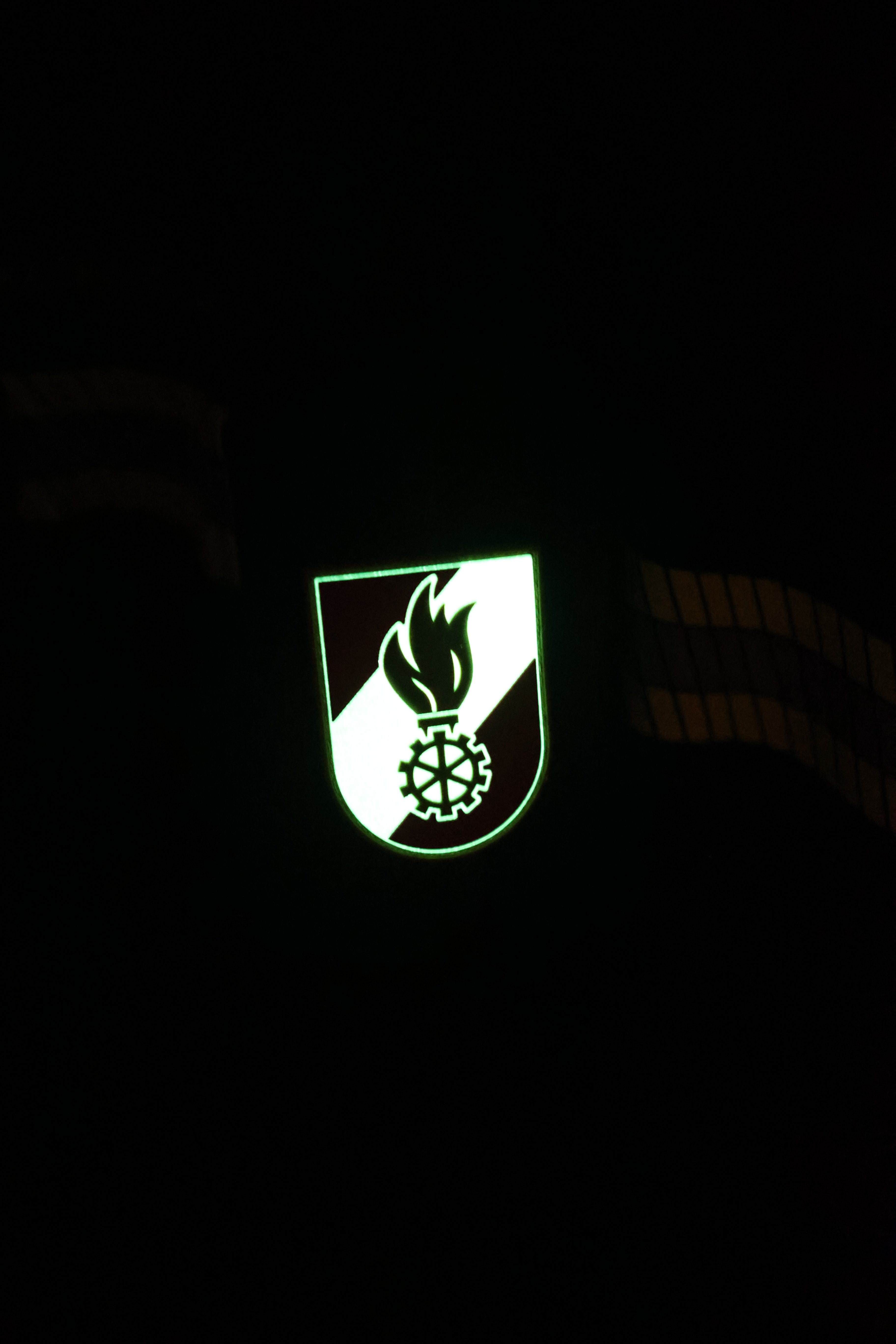 Patch Korpsabzeichen fluoreszierend