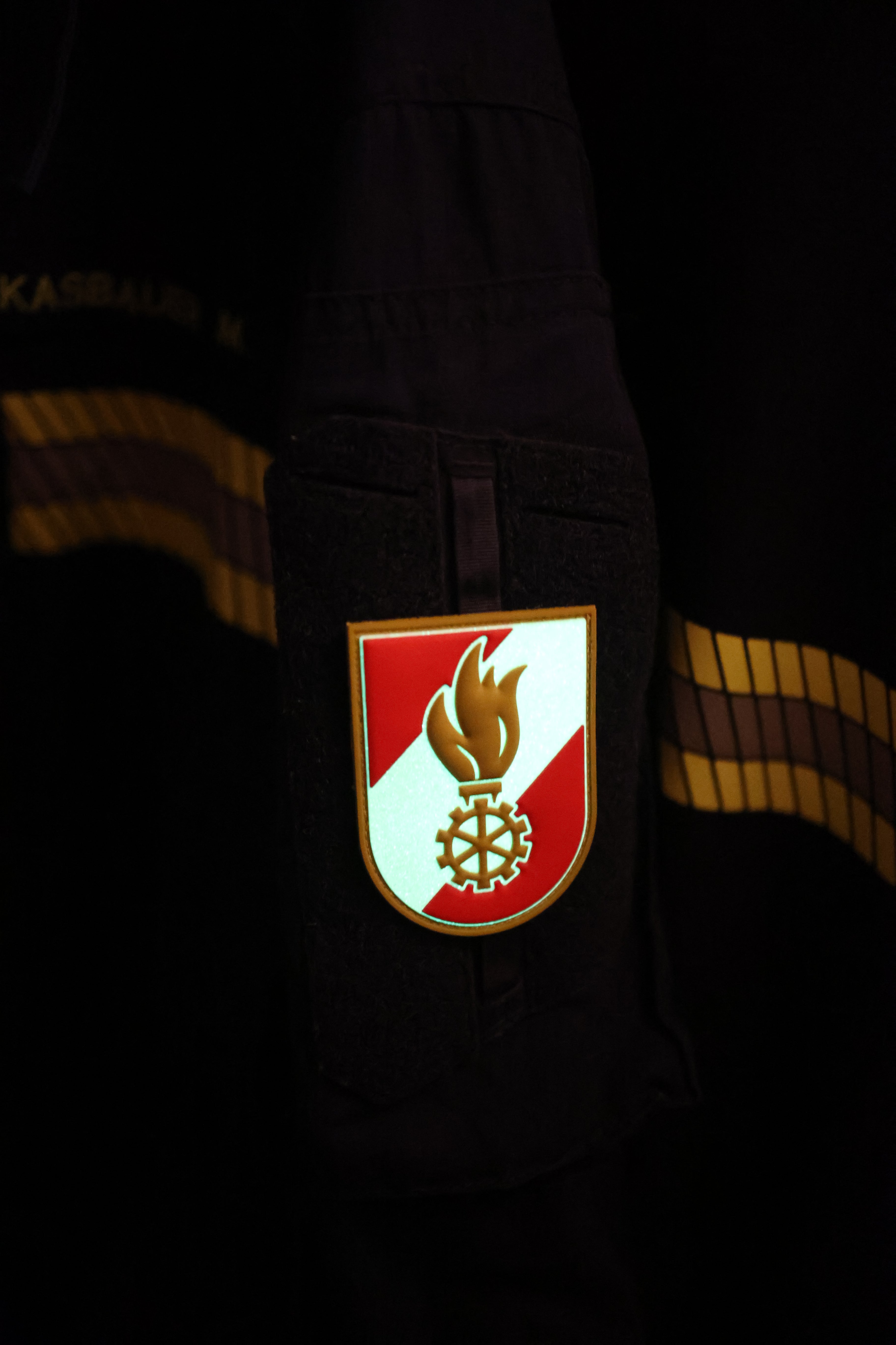 Patch Korpsabzeichen fluoreszierend
