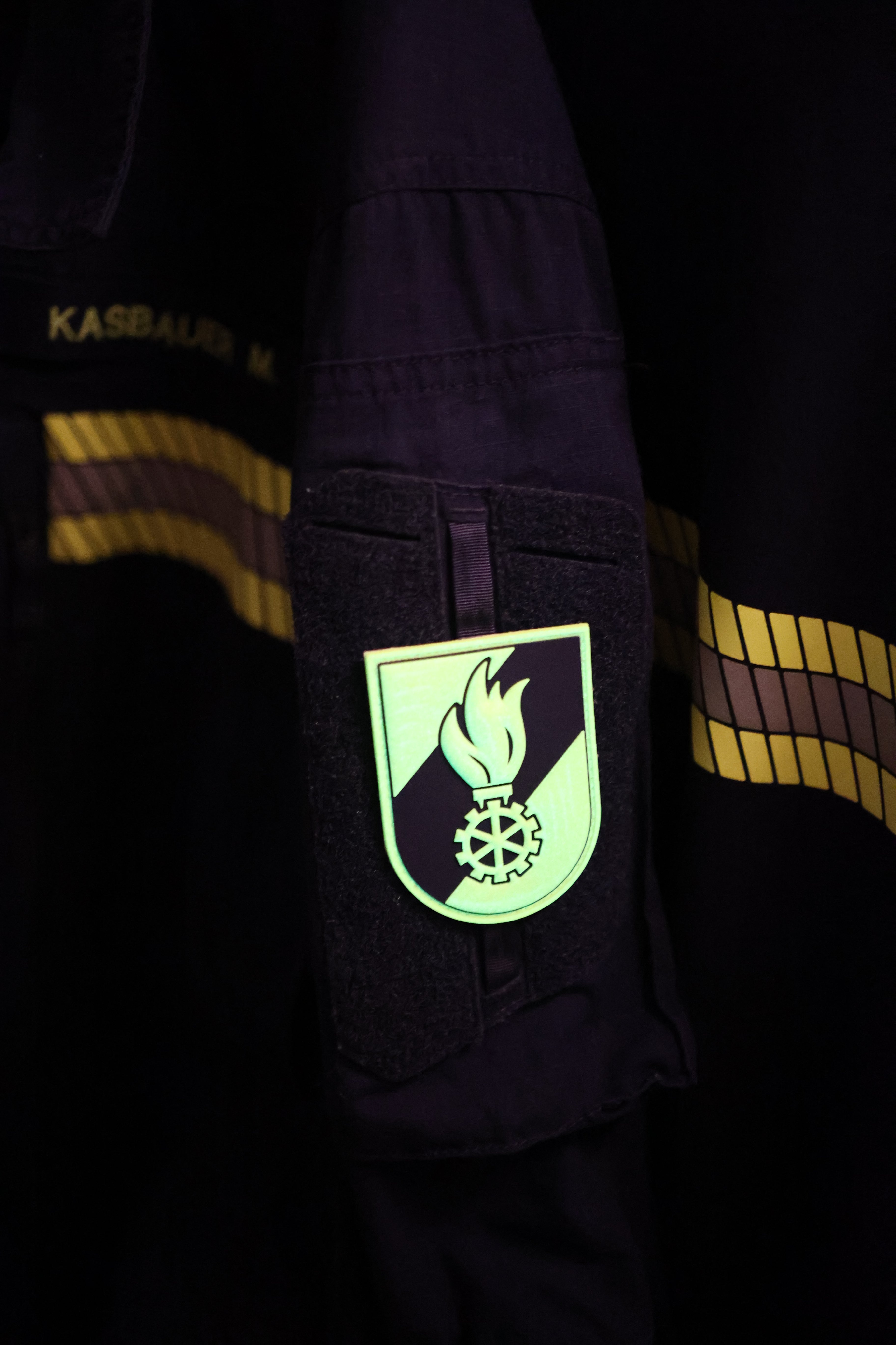 Patch Korpsabzeichen Navy fluoreszierend