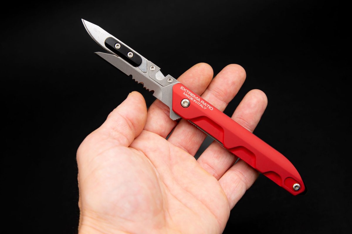 Rettungsmesser Extrema Ratio Ferrum R Rescue Rot