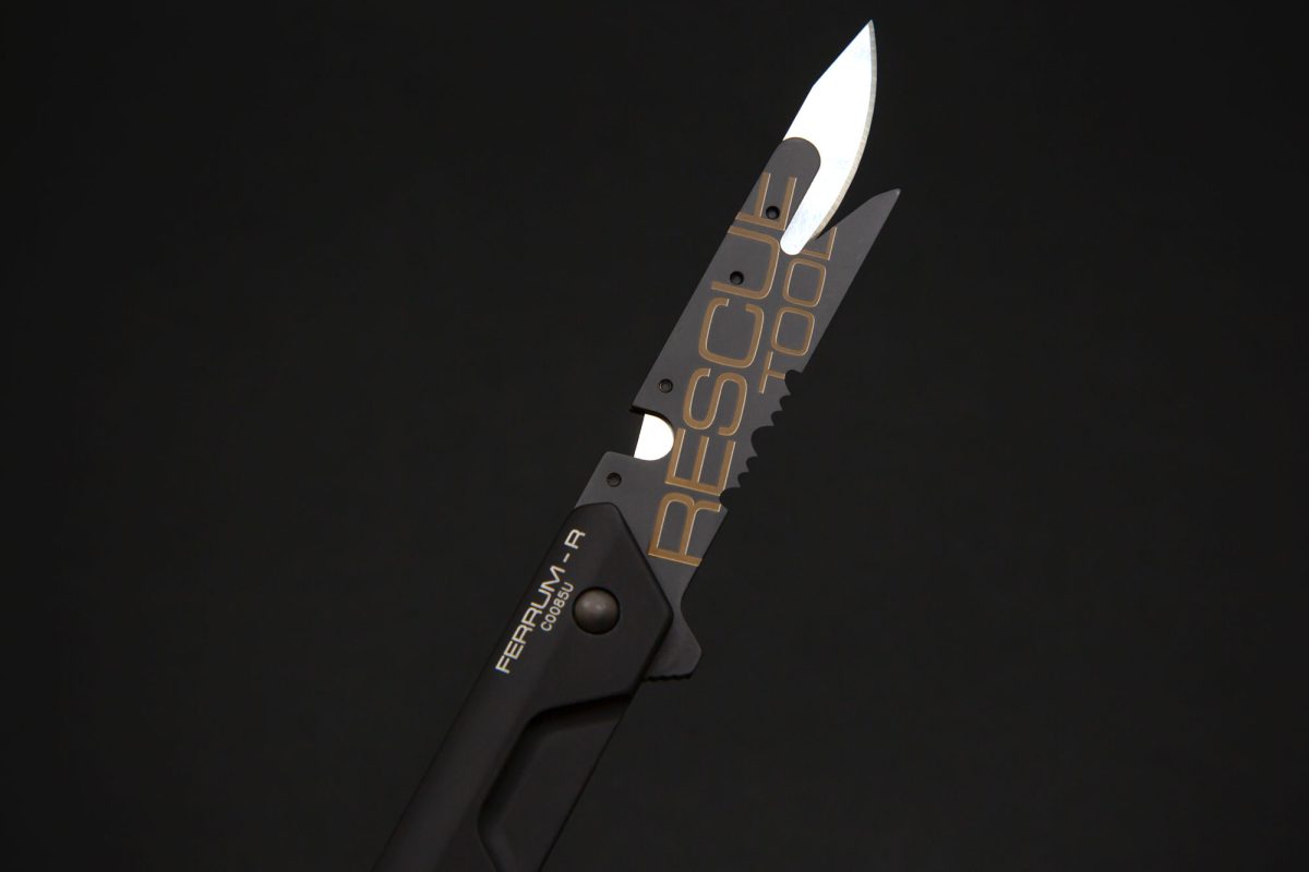 Rettungsmesser Extrema Ratio Ferrum R Tactical Black