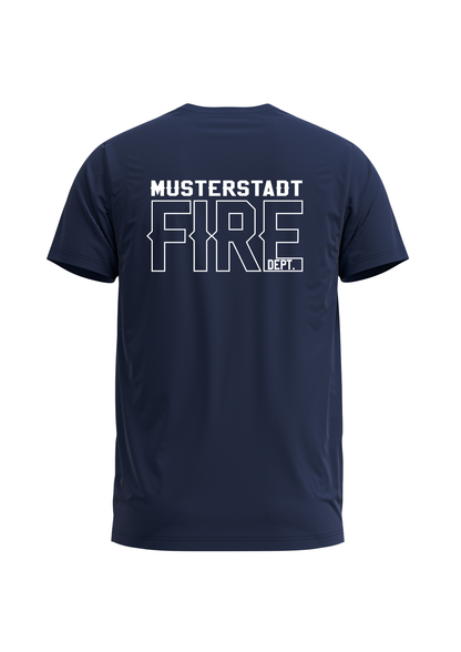 Personalisiertes FIRE Department T-Shirt