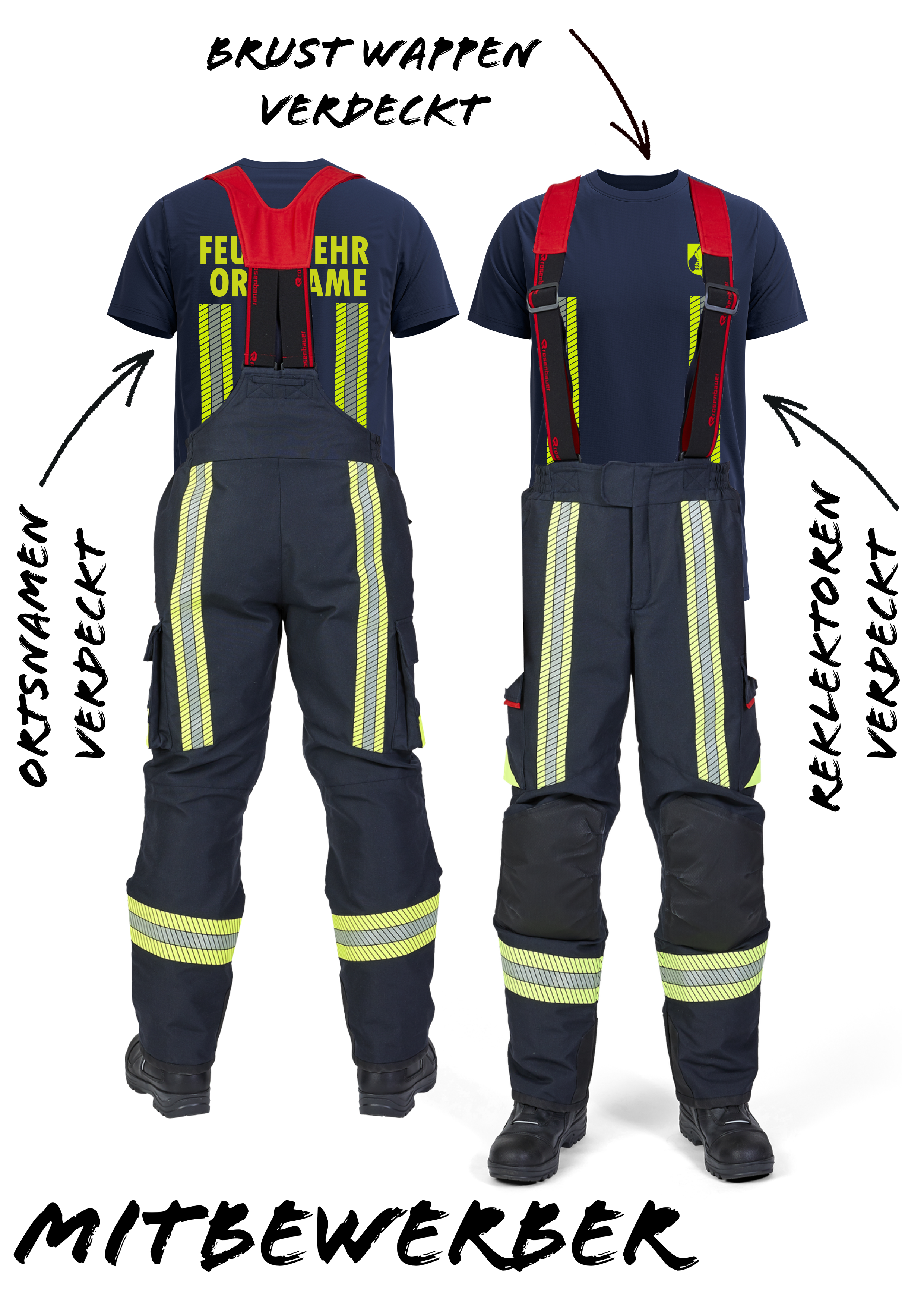 Einsatzshirt 2.0 x Hosenträger